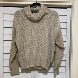 Mademoiselle Knitwear Mohair Cowl Neck Long Sleeve Sweater Size L